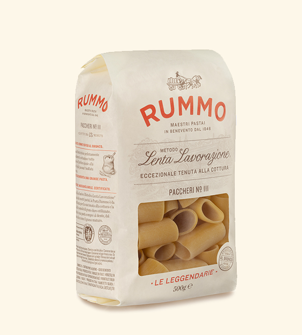 Ζυμαρικά paccheri από την Rummo