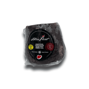 Κρασότυρος ειναι απο κατσικίσιο και πρόβειο γάλα και οινολάσπες του ξινόμαυρου κρασιού. Cretan dried cheese in wine